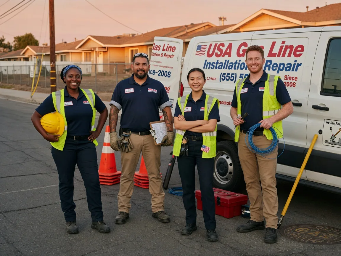 Gas Line Installation company in Burr Oak, KS